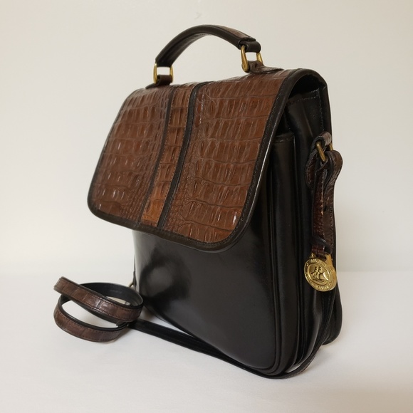 Brahmin VTG Leather Crossbody Handbag - Picture 2 of 8
